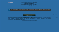 Desktop Screenshot of jornadadedireito.com